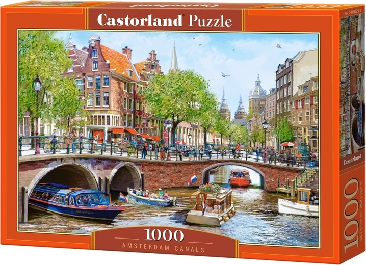 Puzzle Castorland Canaux d’Amsterdam 1000 pièces