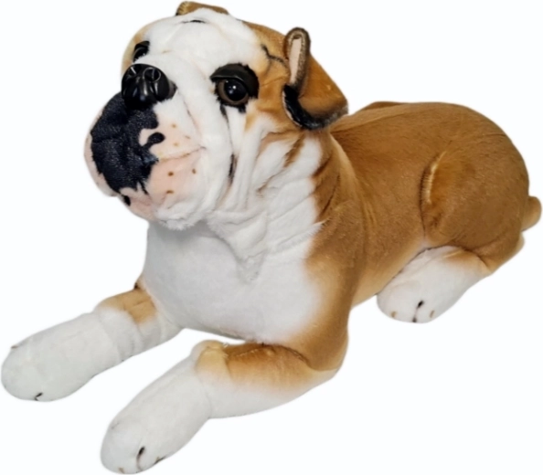 Chien en peluche bouledogue - 1 pièce