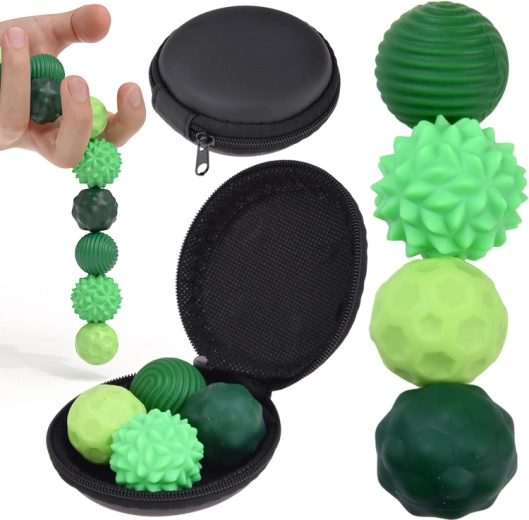 Balles fidget sensorielles antistress magnétiques avec étui