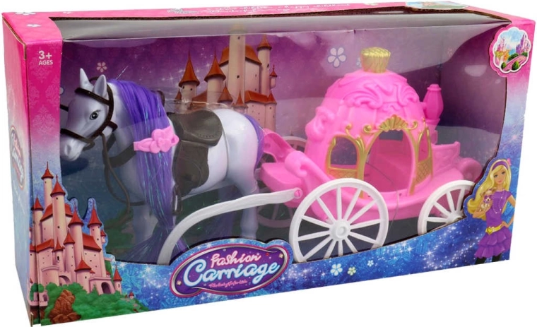 Carrosse féerique à roulettes