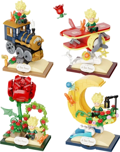 Scène féerique sur le socle « Le Petit Prince »