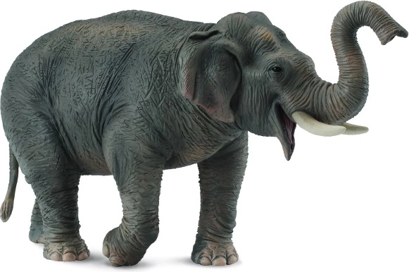 Figurine en plastique d'éléphant asiatique