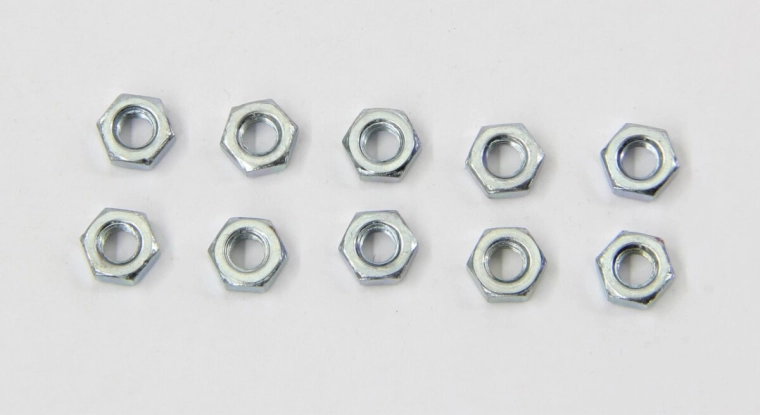 Écrous hexagonaux autofreinés M4 Jamara - 10 pièces