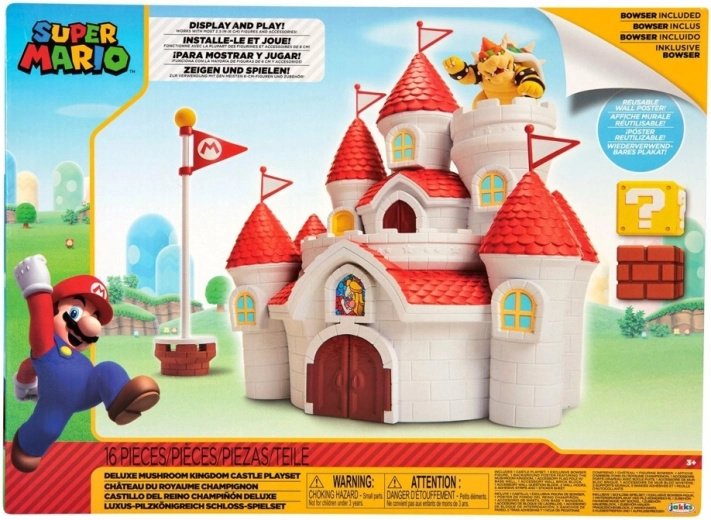 Super Mario set de jeu : château du Royaume Champignon