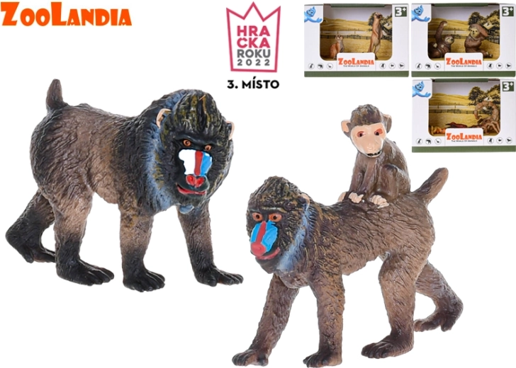 Set de figurines d’animal avec son petit Zoolandia - 1 pièce
