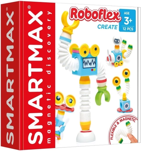 Jeu de construction magnétique SmartMax Roboflex pour enfants