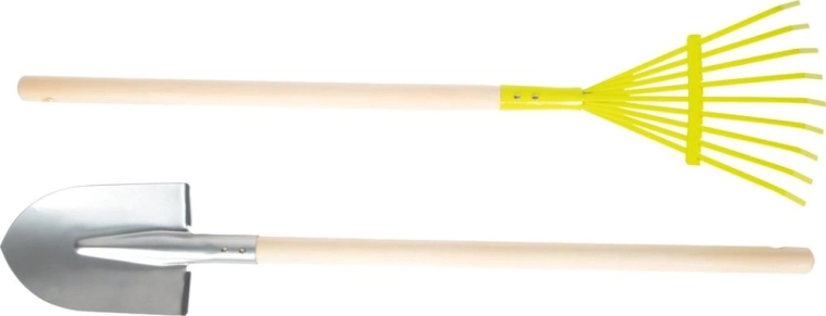 Outils pratiques avec poignées en bois