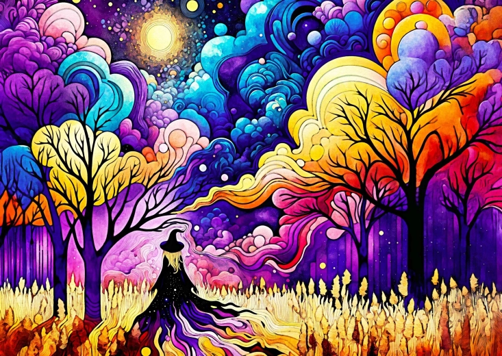Puzzle ENJOY Chemin de la sorcière 1000 pièces