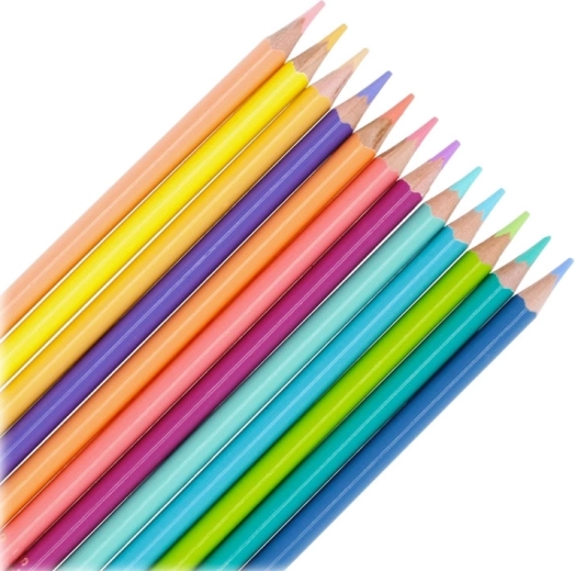 Couleurs pastel et couverture précise