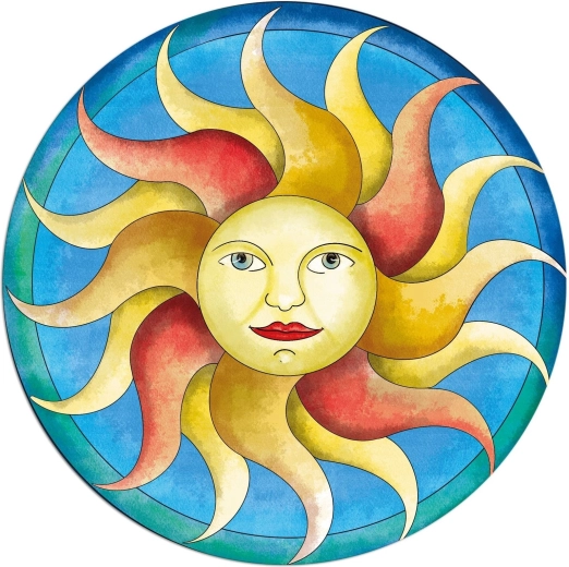 Puzzle rond CURIOSI Picoli Soleil 33 pièces