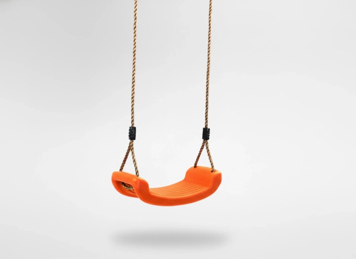Balançoire en plastique pour enfants 40,5 × 16,5 × 180 cm