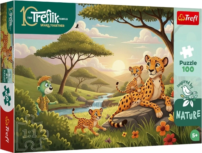 Puzzle Inspired By Nature guépards 100 pièces