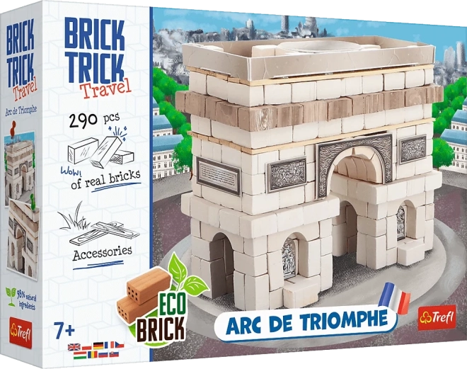 Jeu de construction Arc de Triomphe Brick Trick Travel