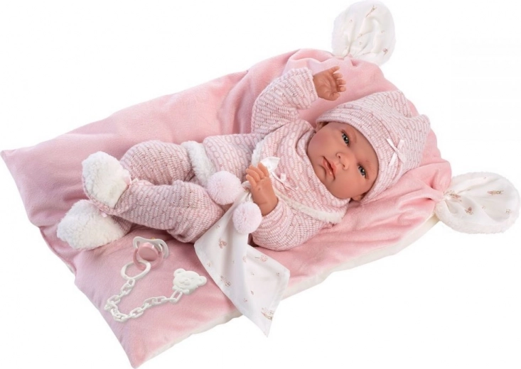 Poupée bébé réaliste avec corps en vinyle complet 40 cm
