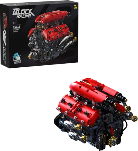 Kit de construction de moteur à turbine V8 – 1370 pièces