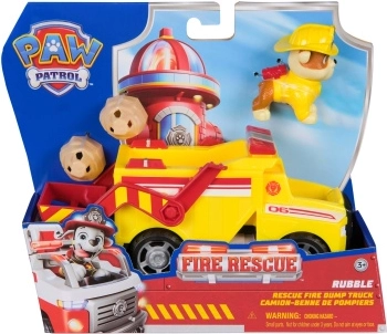 Pat' Patrouille camion de pompiers de Rubble – camion d’action pour enfants