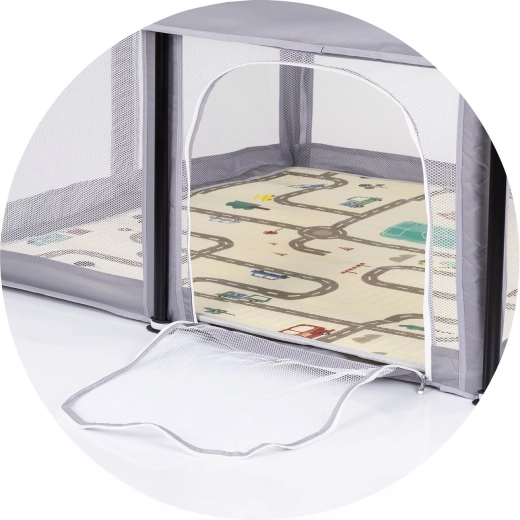 Porte zippée pour entrée autonome