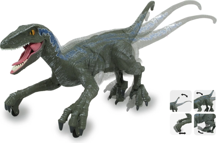 Mouvement réaliste du velociraptor