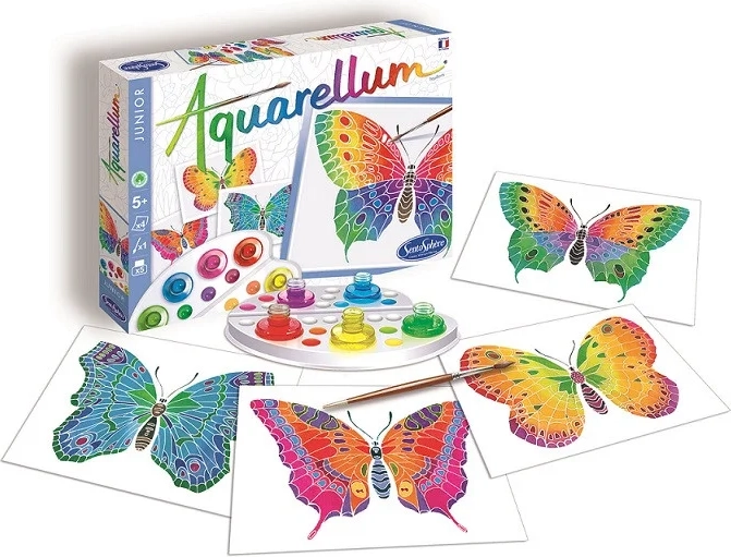 Sentosphere set créatif junior d’aquarelle – papillons