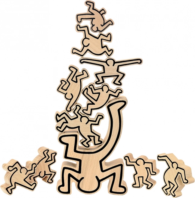 Vilac jeu d’équilibre motorique – design KEITH HARING