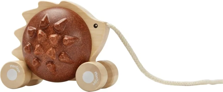 Jouet à tirer en bois pour développer la motricité