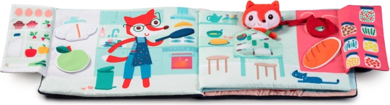 Livre éducatif en tissu Lilliputiens Bonne nuit, renard Alice