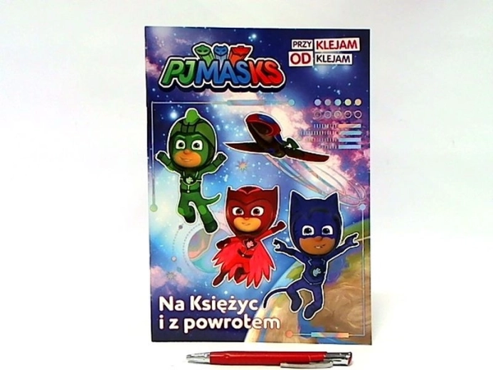Livre d’activités Colle et décolle – PJ Masks (Pyjamasques)