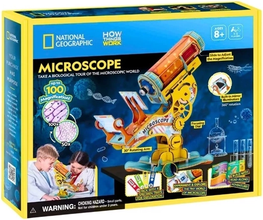 Puzzle 3D CubicFun National Geographic – microscope