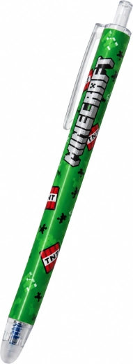 Stylo-gel effaçable Minecraft vert