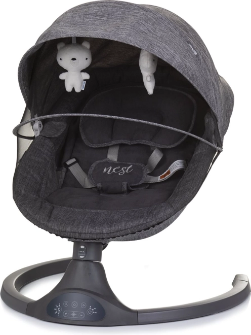 CHIPOLINO berceau électrique Nest Granite