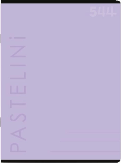 Cahier A5 Pastelini violet ligné