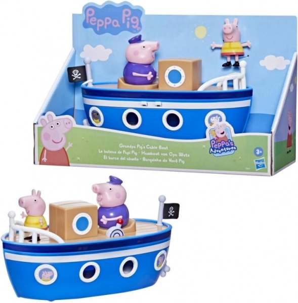Peppa Pig – le bateau à vapeur de Papy, jouet bateau avec figurines