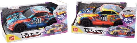 Voiture de sport à piles avec lumières et sons, 2 couleurs