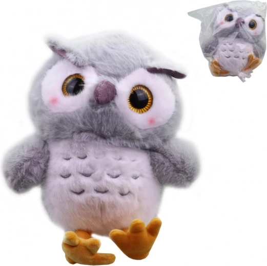 Chouette en peluche 20 cm