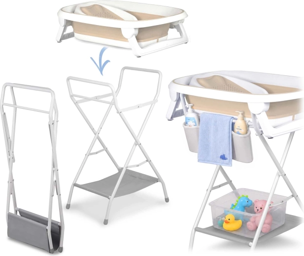 Support pliable pour un bain confortable