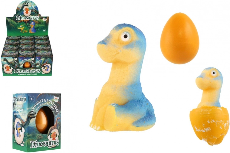 Dinosaure qui éclot et grandit à partir d’un œuf 6 cm