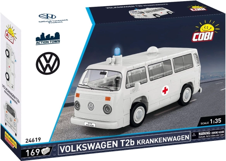 Cobi Volkswagen T2b ambulance 1:35 (169 pièces)