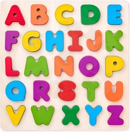 Puzzle ABC WOODYLAND avec lettres sur plateau