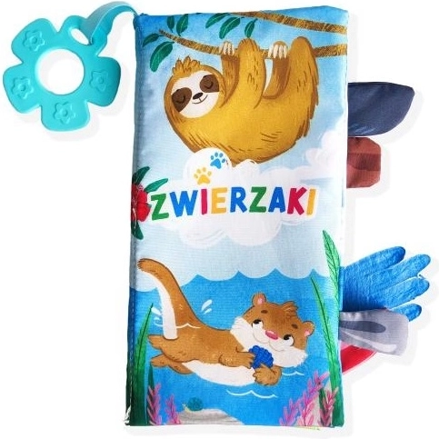 Livre sensoriel en tissu – Animaux