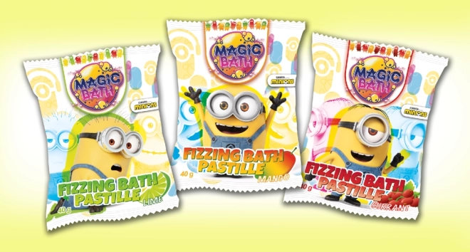 Tablette de bain effervescente MINIONS pour enfants