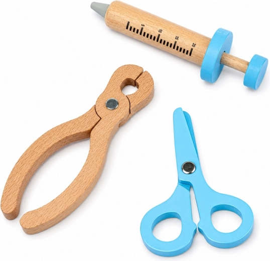Outils en bois aux formes sûres
