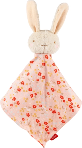 Premier doudou de réconfort lapin rose 32 cm Sigikid