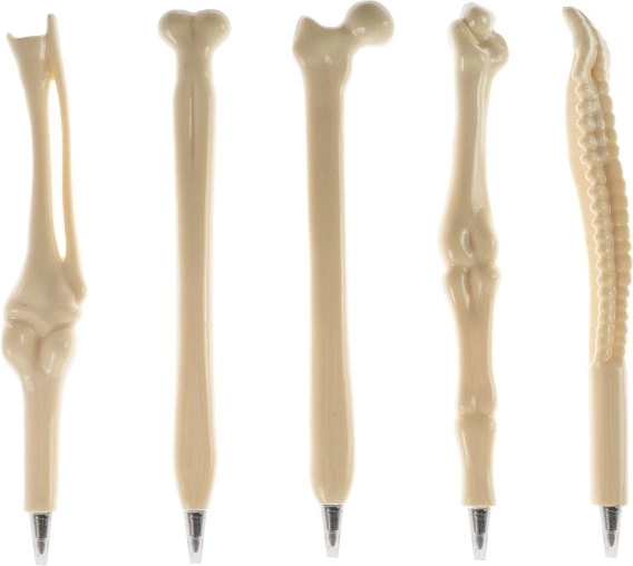 Stylo à bille d'Halloween en forme d'os - 1 pièce