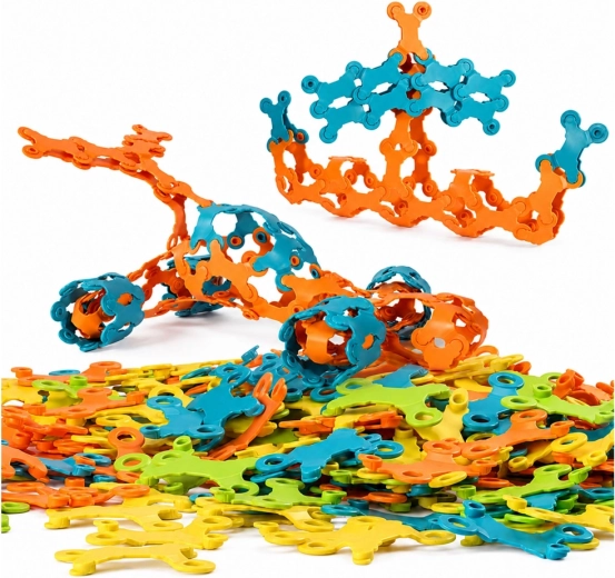 138 pièces colorées pour construire à l’infini