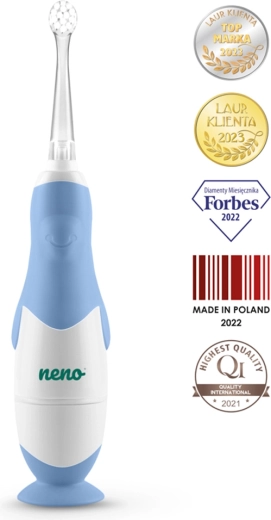 Brosse à dents électrique pour enfants Neno Denti Blue, 3 à 36 mois