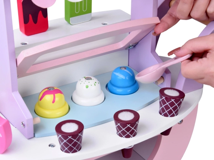 Glaces avec boules magnétiques