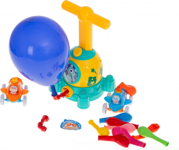 Voitures-fusées à ballon avec pompe – kit éducatif de 15 pièces