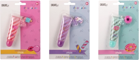 brillant à lèvres pour enfants avec breloques create it! candy
