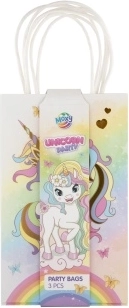 Sachets de fête licorne – lot de 3 pcs