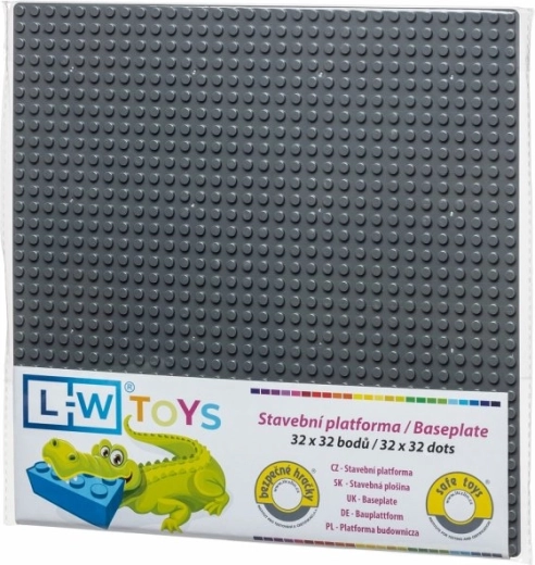 Plaque de base 32 × 32 gris foncé